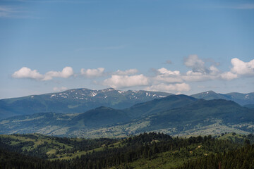 Obraz premium Mountains Karpatian, Ukraine, USA