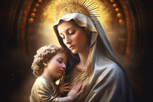 Blessed Virgin Mary Images – Browse 29,618 Stock Photos, Vectors, and Video  | Adobe Stock