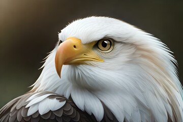 portrait of a eagle AI generated