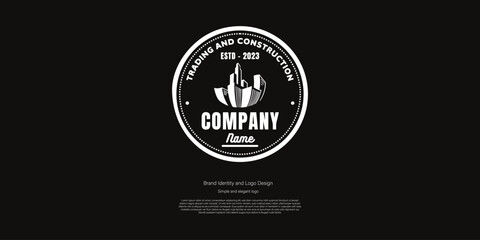 civil engineering logo design for branding or brand identity