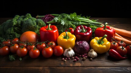 Fototapeta na wymiar vegan or healthy diet plant food