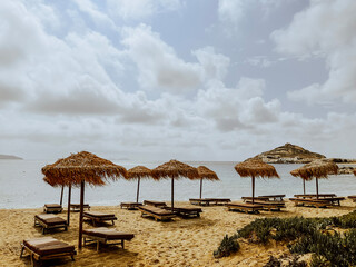 Fototapeta premium beach with umbrella