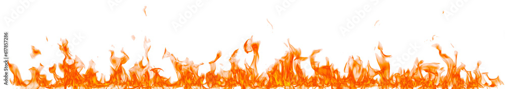 Aufkleber fire flame on transparent background isolated png..