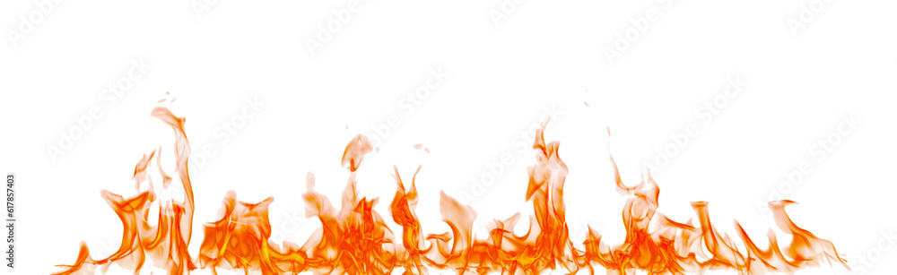 Aufkleber fire flame on transparent background isolated png..