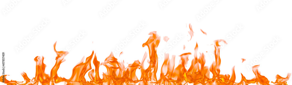 Aufkleber fire flame on transparent background isolated png..