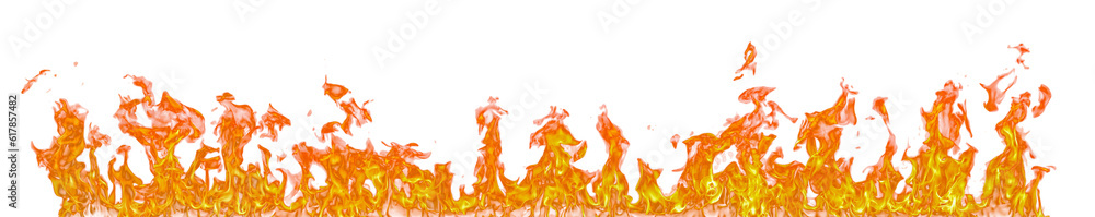 Aufkleber fire flame on transparent background isolated png..