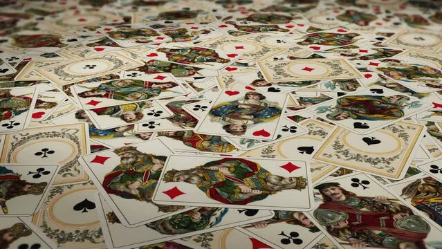 Playing card Loop 4K Background