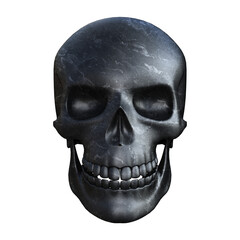 Human skull isolated. Without background. PNG. Skeleton. 4