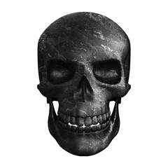 Human skull isolated. Without background. PNG. Skeleton. 2