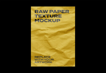 Paper Mockup Texture Letterhead Template Branding Identity Blank Poster Flyer