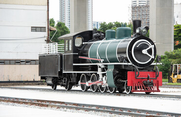 The Consolidation steam locomotive was restored and repainted in the railway factory.