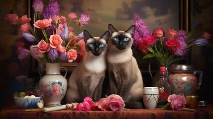 Siamese Cat Meow-morial Celebration