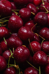 cherry close-up. cherry macro