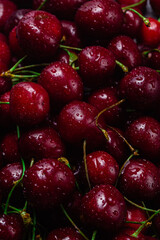 cherry close-up. cherry macro