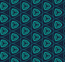 Multi color seamless abstract pattern. Background and backdrop. Multi Colored. Colorful ornamental design. Colored mosaic ornaments. Vector graphic illustration. EPS10.