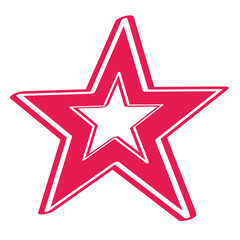 Obraz premium Red Star
