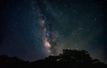 Fototapeta na wymiar sSarry night sky