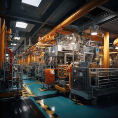 Fototapeta premium industrial plant in factory