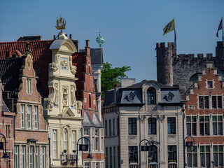 Die Altstadt von Gent in  Belgien