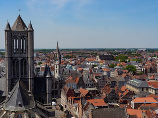 Die Altstadt von Gent in  Belgien