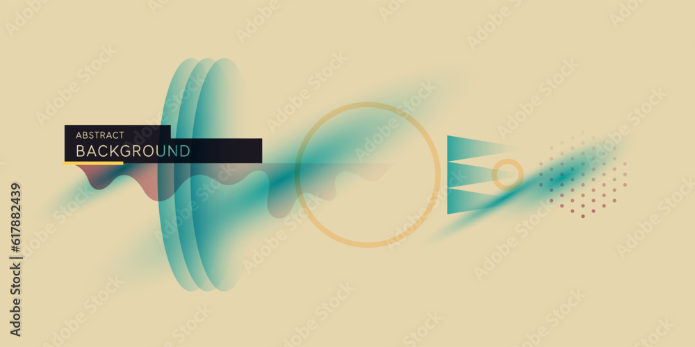 Poster abstract background with simple elements. an image with a composition of geometric elements and shap