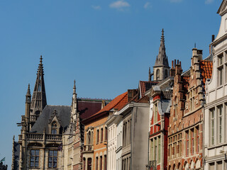 Die Altstadt von Gent in  Belgien