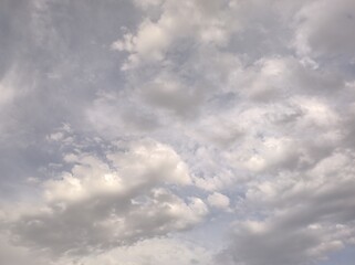 Stratocumulus clouds in the morning