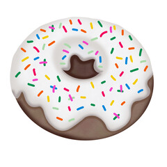 donut with sprinkles