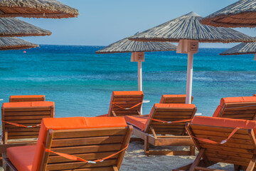 views of the village of Mykonos