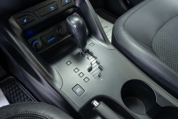 Obraz na płótnie Canvas car gear change lever