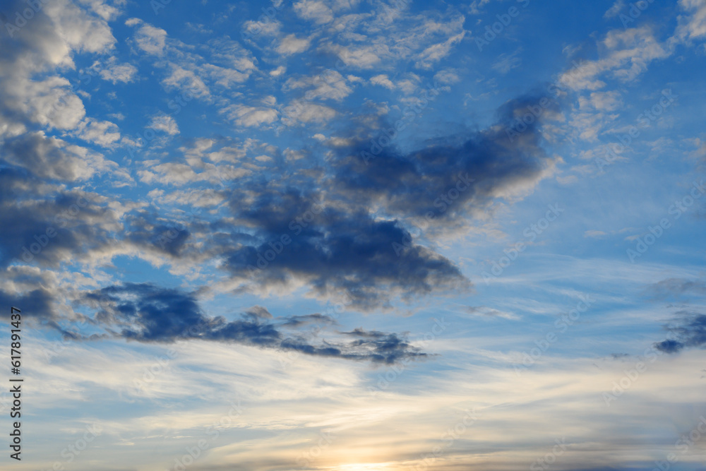 Canvas Prints beautiful cloudy sky. cloudy sky as abstract background