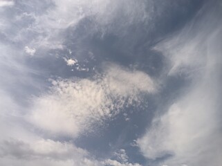 Thin whitish mass in the sky