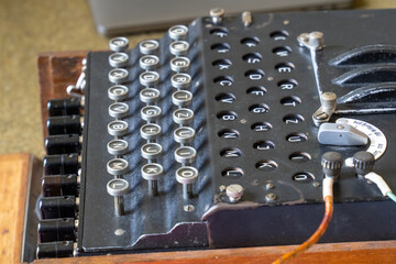 Enigma, the German cipher machine created for sending messages during World War 2