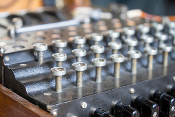 Enigma, the German cipher machine created for sending messages during World War 2