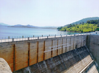 dam on the lake