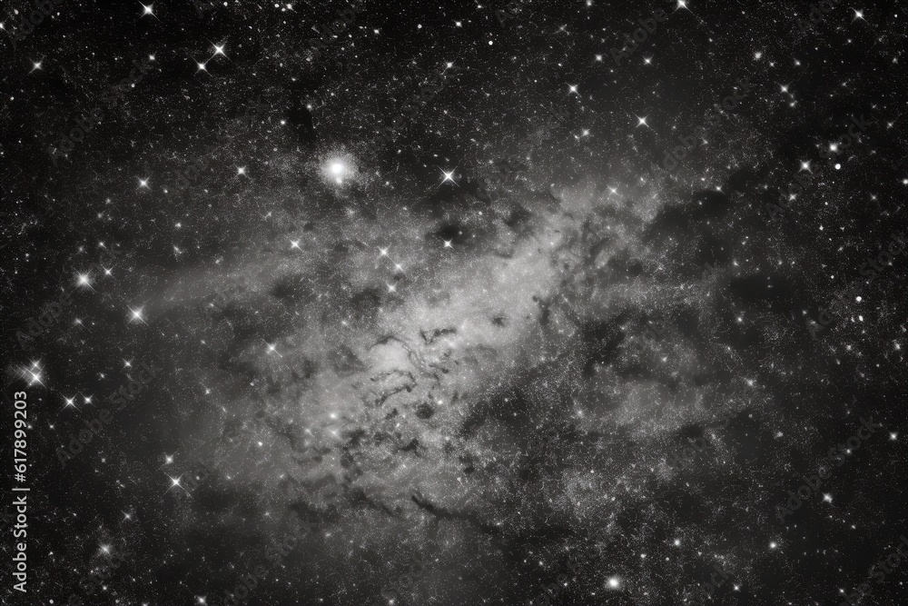 Poster starry sky. generated by ai.