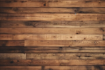 Naklejka premium Wood plank brown texture background generative AI