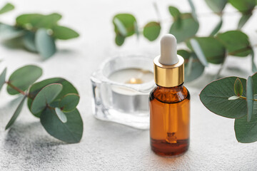 Massage and spa oils with eucalyptus
