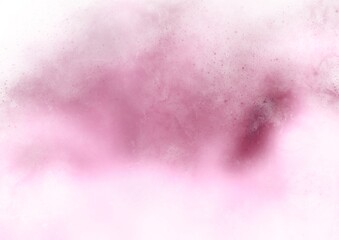pink nebula paint splashes on transparent background