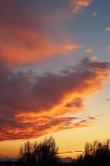sunbeams through the clouds, the sun rays shining against the looming clouds. AI Generated