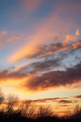 sun rays coming down through a cloudy sky, sunbeams through the clouds. AI Generated