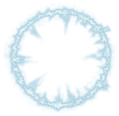 Magic Portal Gate made of energy and fire