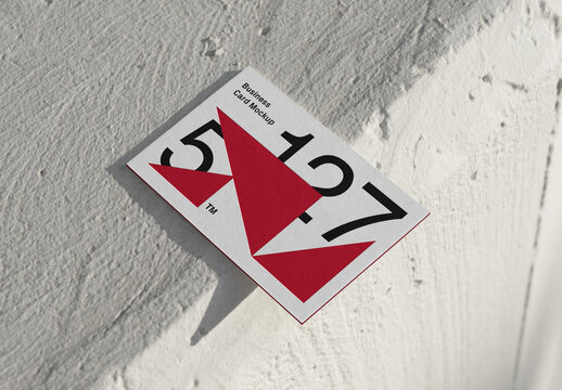 Outdoor Business Card Mockup