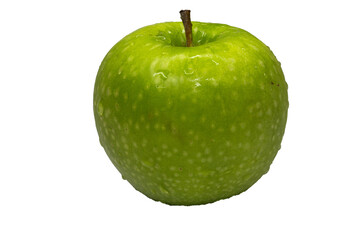 grüner Apfel freigestellt