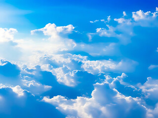 Naklejka na ściany i meble Skyward Symphony- Mesmerizing Cinematic Clouds Painting the Canvas of Horizon