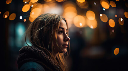 Creative Use of Bokeh in Portrait Photography: Capturing the Essence of a Young Girl with Artful Blur