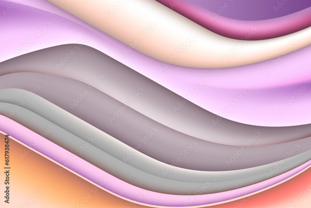 Poster fluid flow background with fluid wave pattern. colorful gradient abstract cover. liquid wave and vib