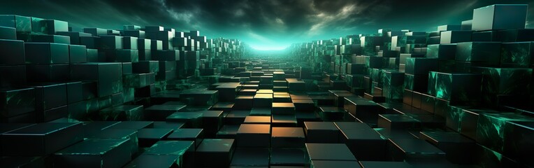 Fototapeta premium Asymmetric Splendor: Captivating Images of Abstract Geometric Patterns