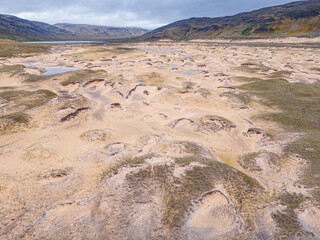 ICELAND-Westfjords-Patreksfjörður-sand dunes