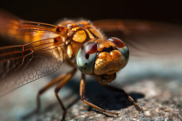 Macro shot of Dragonfly